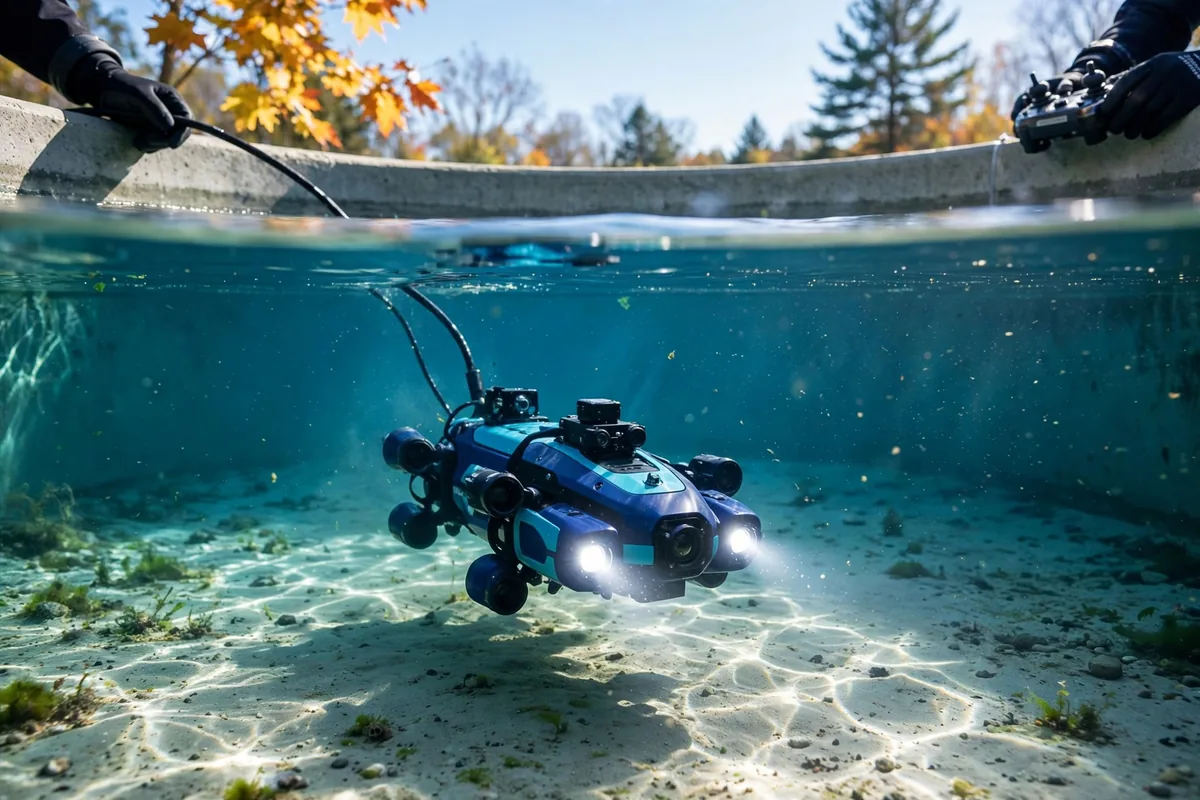 An underwater robot