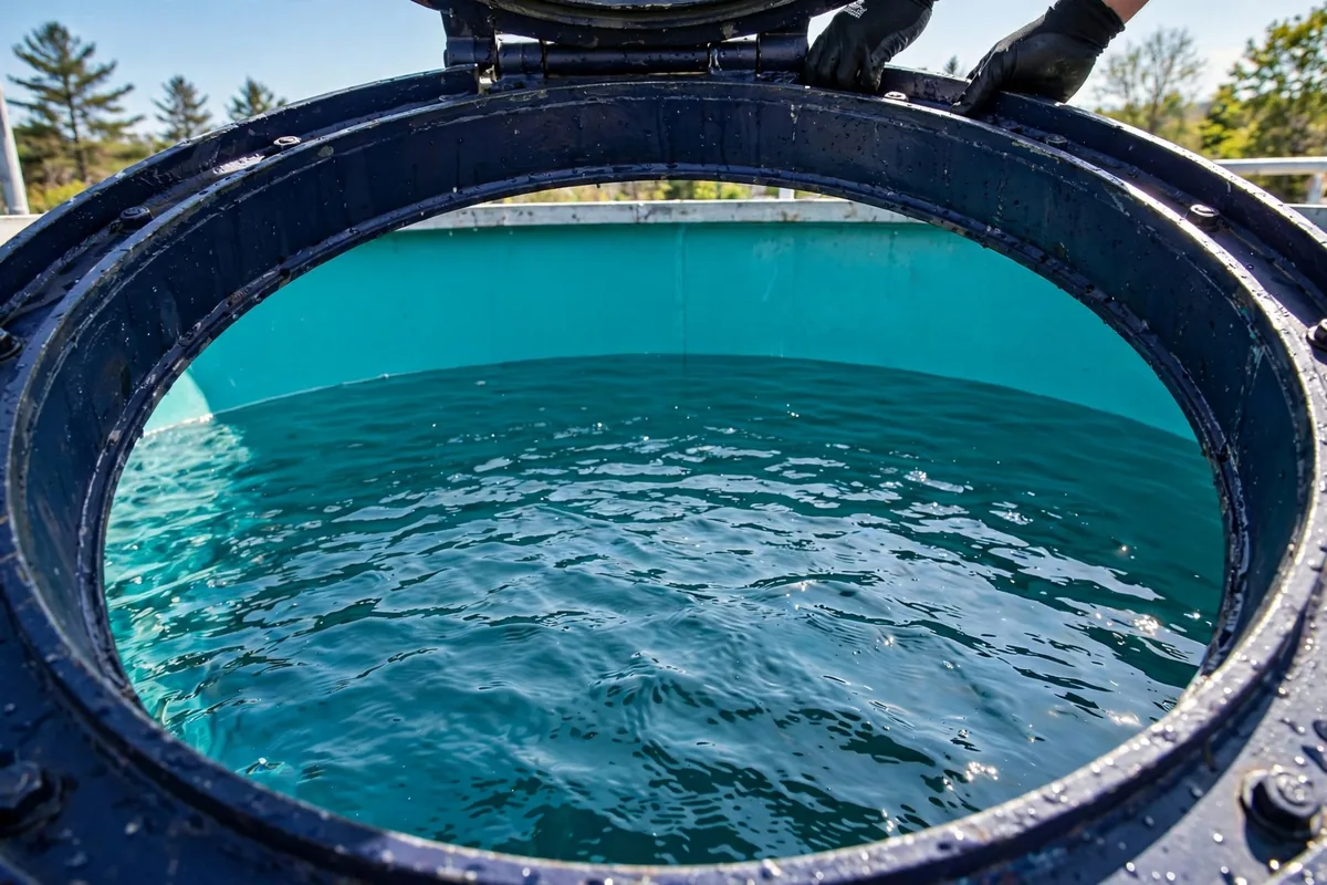 Ripples in a full tank