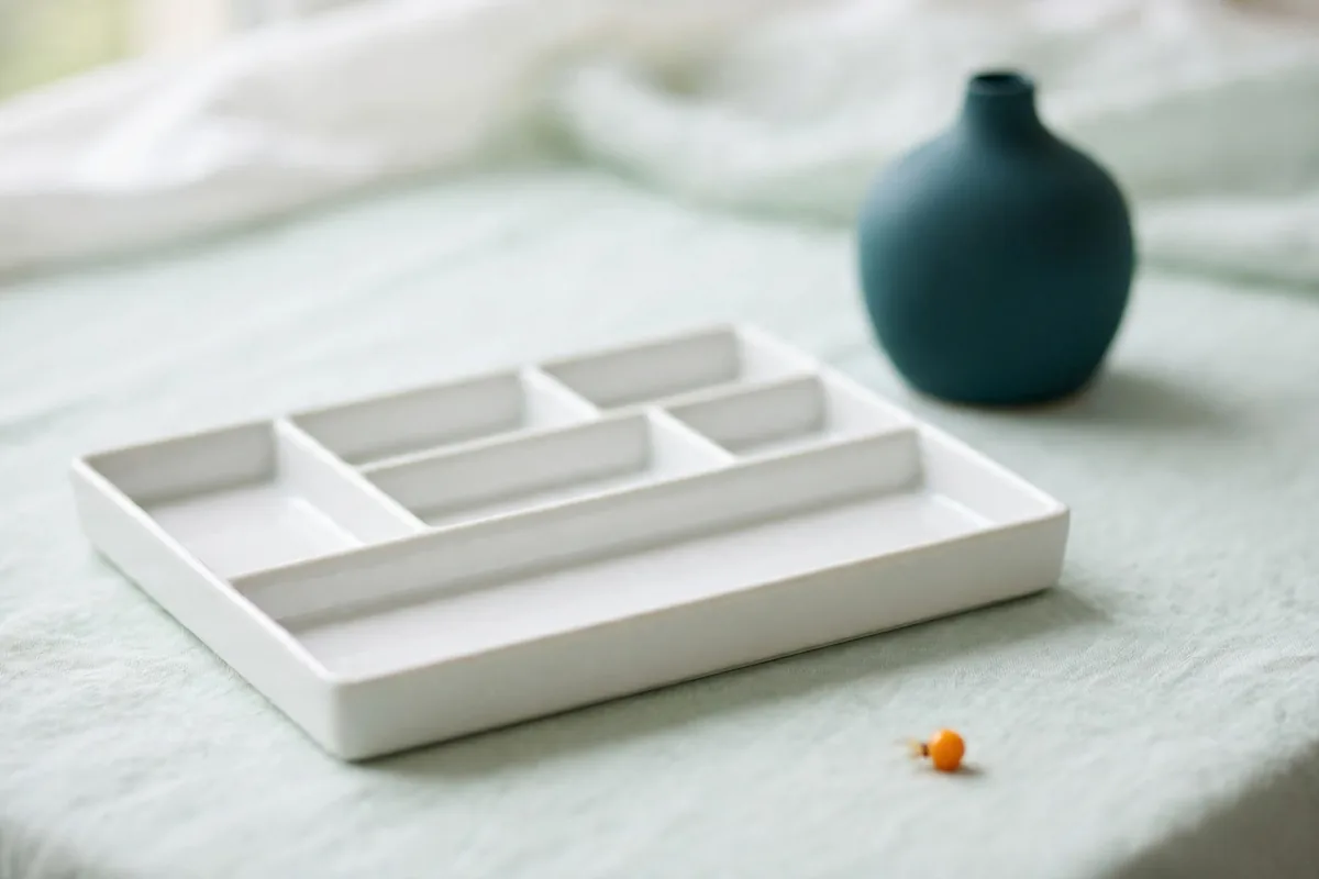 An empty tray