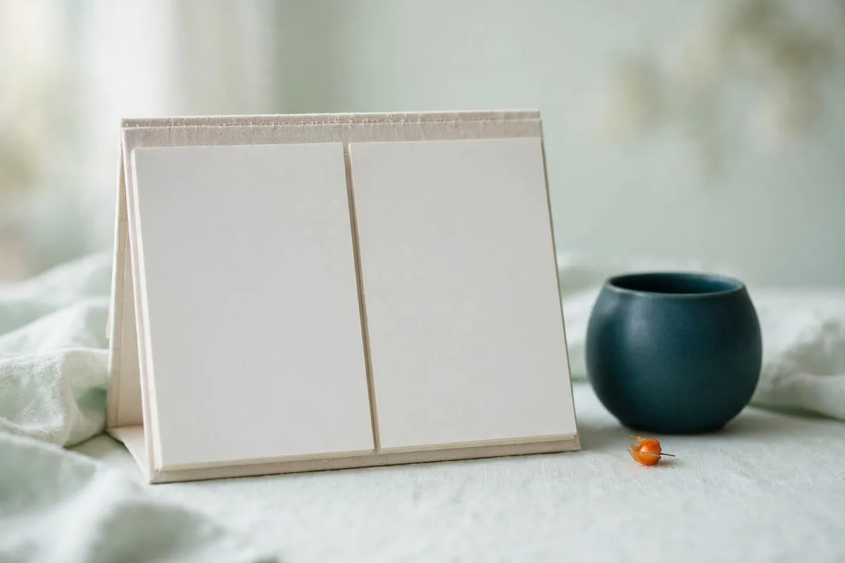 A blank calendar